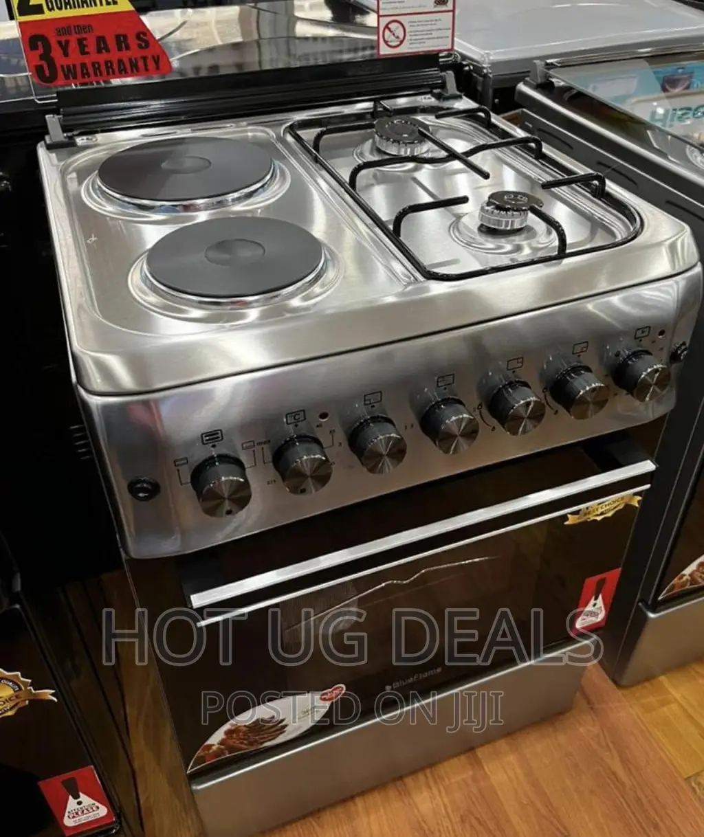 Blueflame 2gas + 2electric 60 / 60 S6022erf Cooker - Inox