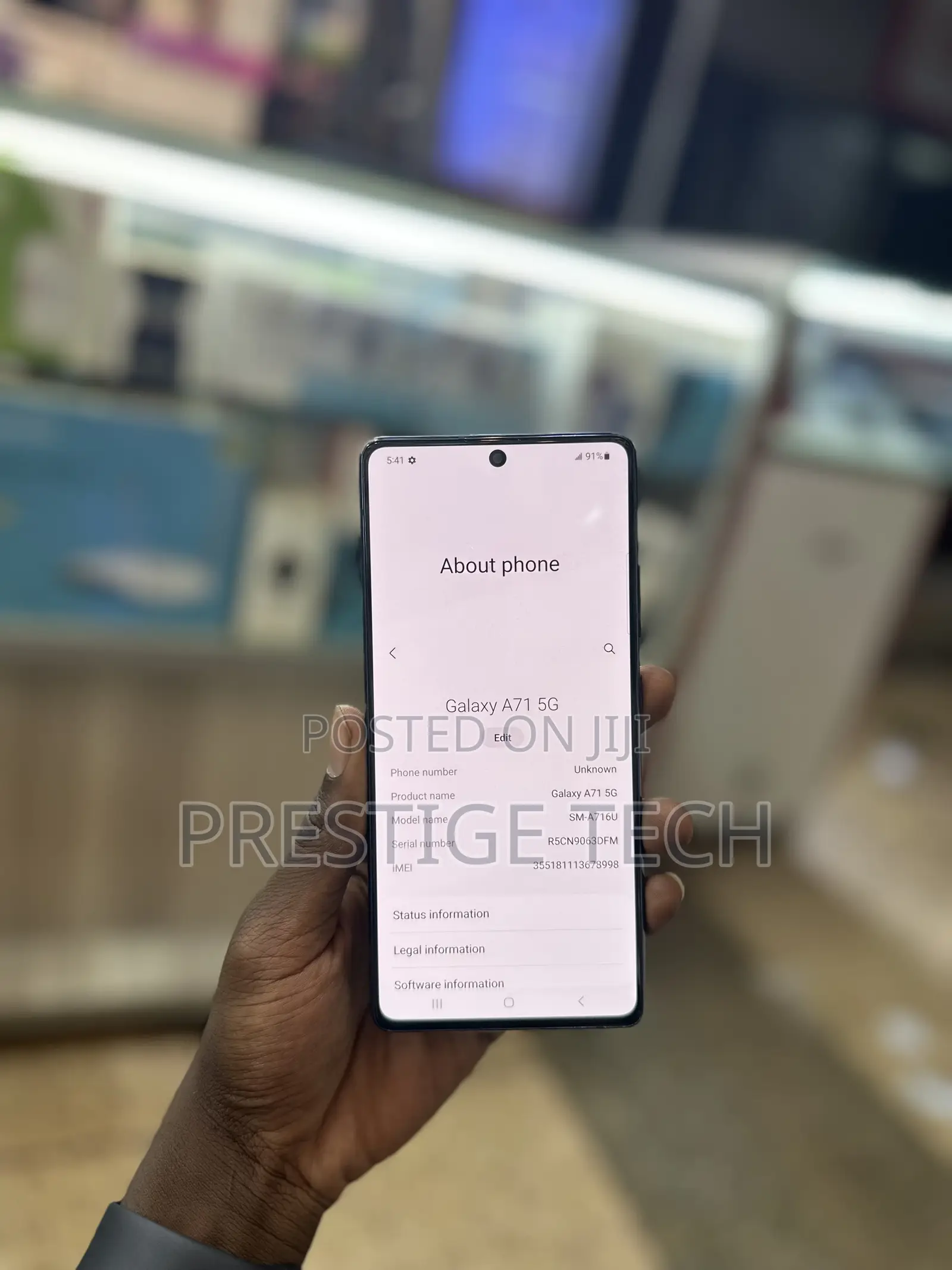 Samsung Galaxy A71 5G 128 GB Black