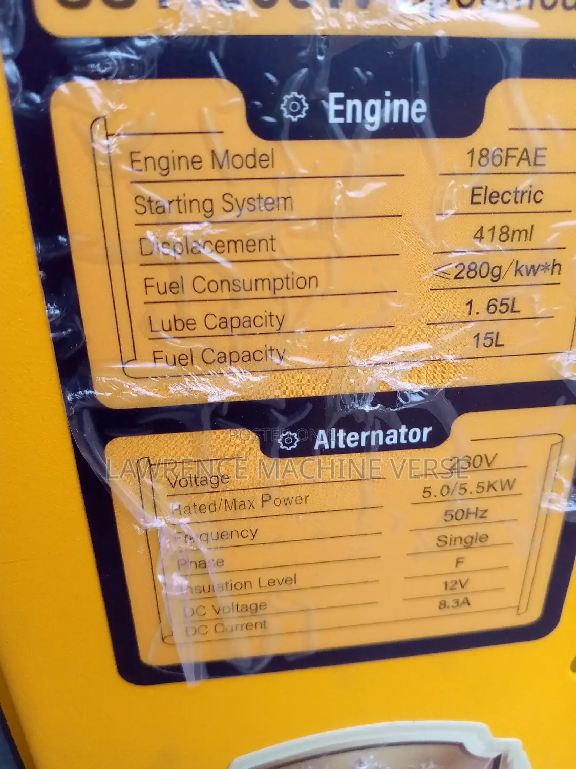 Silent Generator 5.5KV