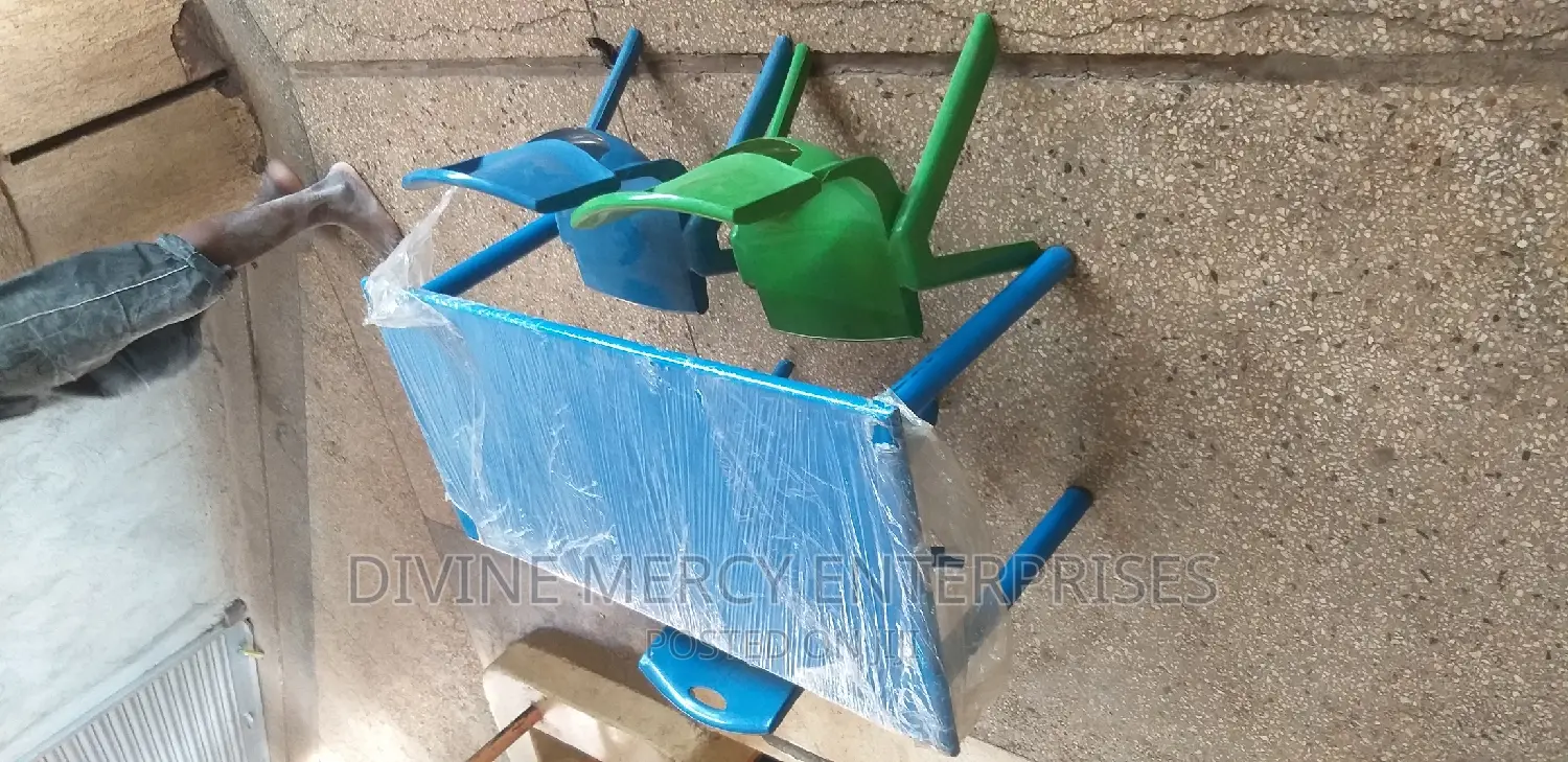 Rectangular Table and Baby Chair