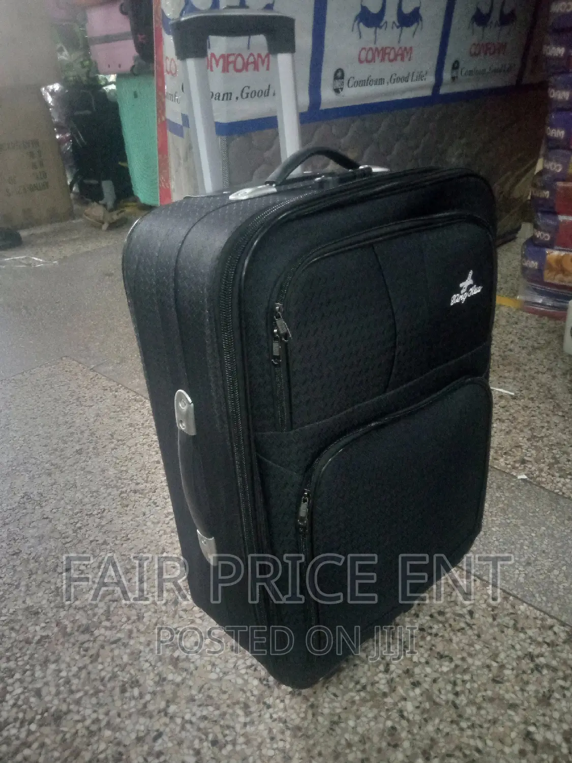 Oiginal Cloth Suitcase.Medium.( Black)