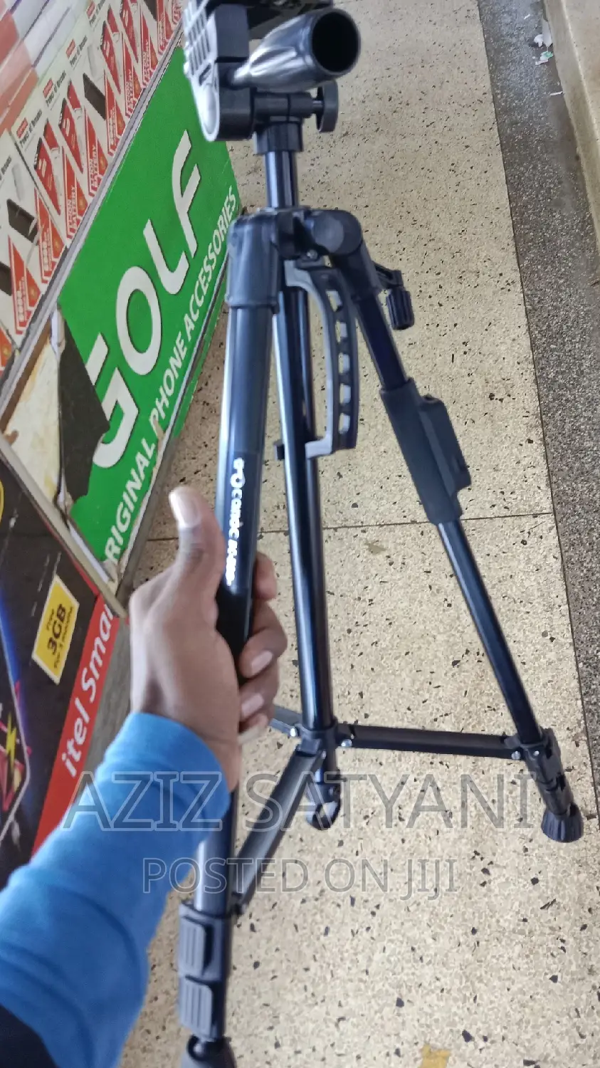 Very Strong and Flexible Big Mobile Tripod Stand With Remote