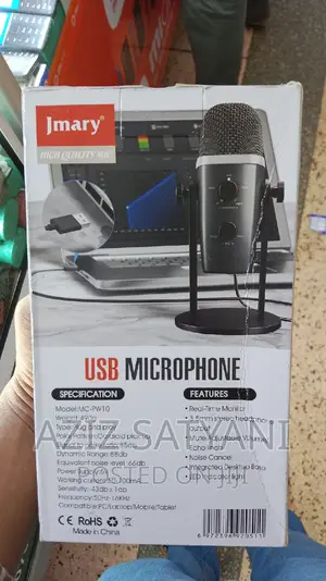Jmary Mf USB Recdng Micphne Podcast GMG and Live Streamg