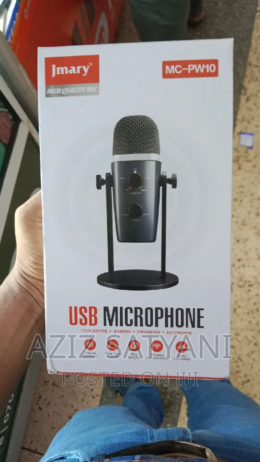 Jmary Mf USB Recdng Micphne Podcast GMG and Live Streamg