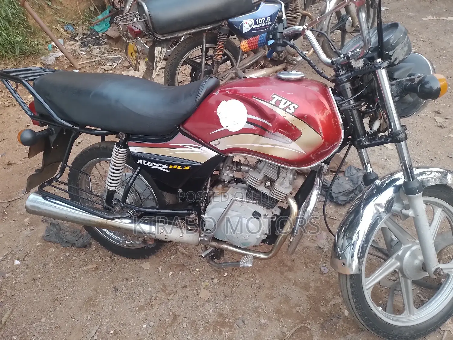 TVS XL 100 2019 Red