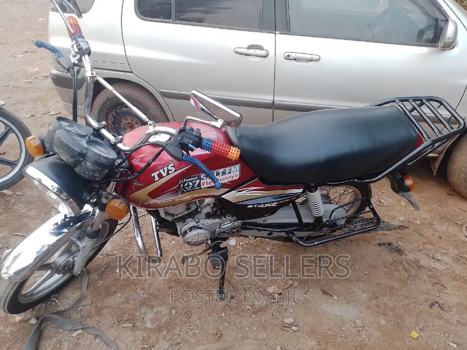 TVS XL 100 2019 Red