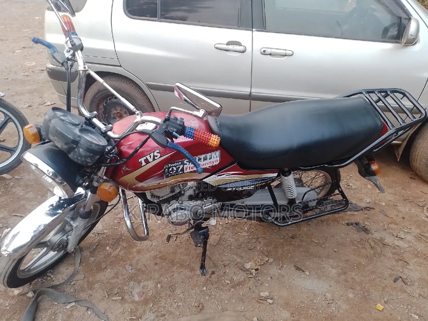 TVS XL 100 2019 Red