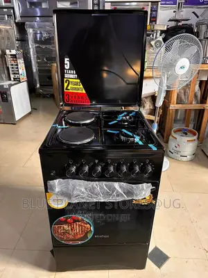 BLUEFLAME 2+2 Automatic Cooker \\ 50cm × 50cm \\ Black Color
