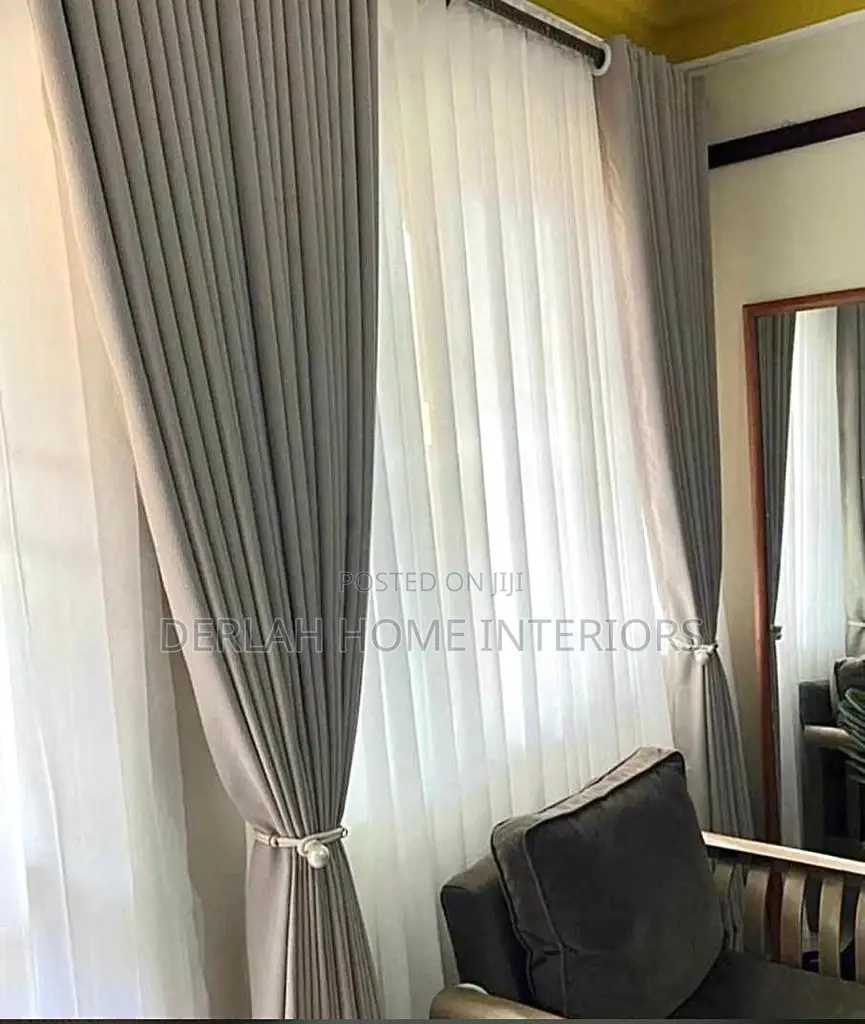 UK Full Set Curtains for a Normal Door(5 Items in Package)