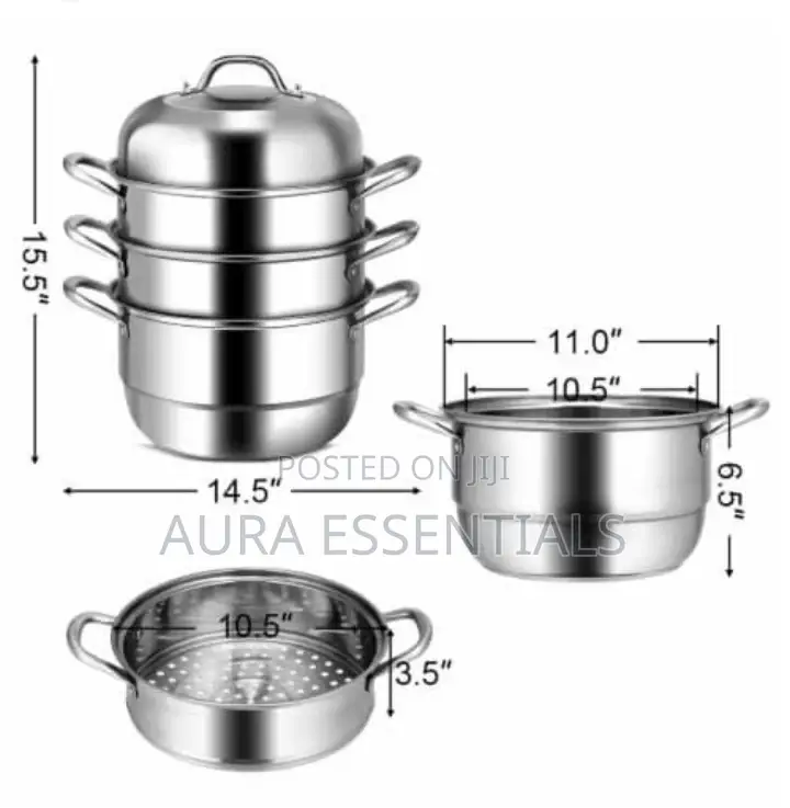 28cm 3 Layer Food Steamer