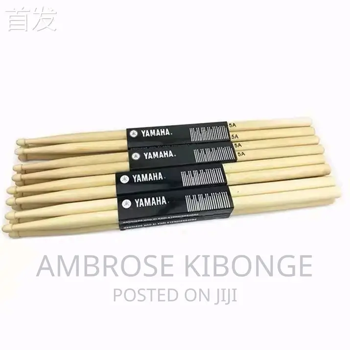YAMAHA Matched Weight 5A / 7A Solid Wood Paired Drum Sticks.