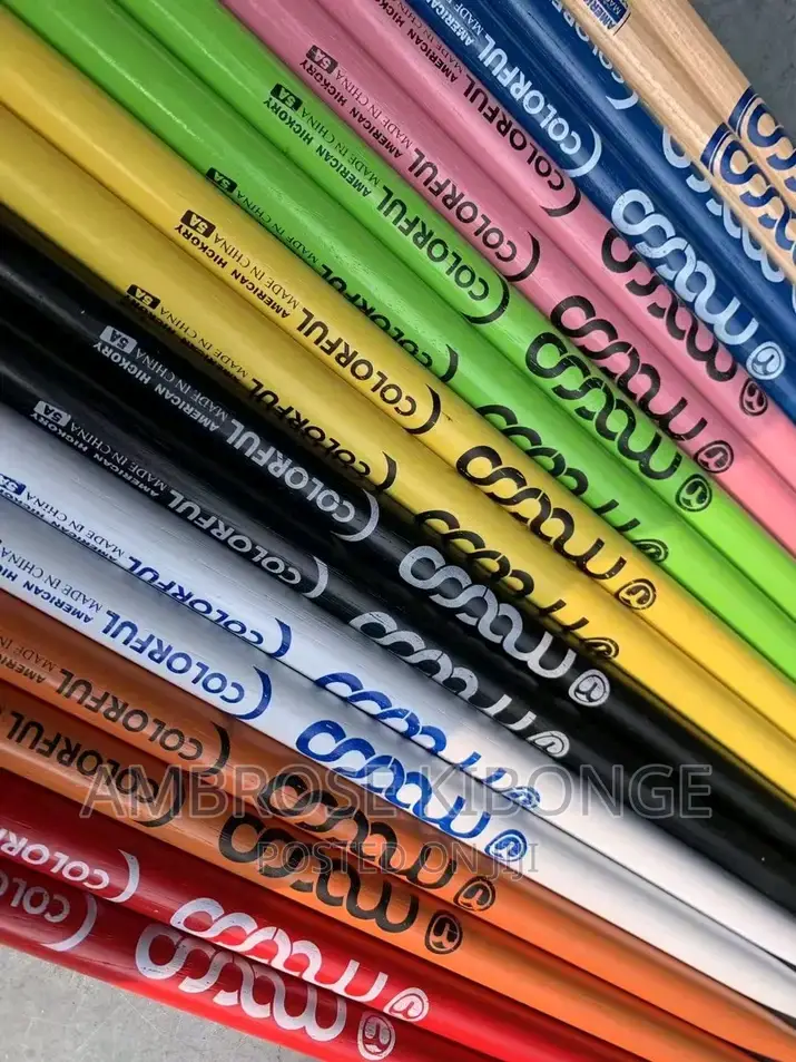 YAMAHA Matched Weight 5A / 7A Solid Wood Paired Drum Sticks.