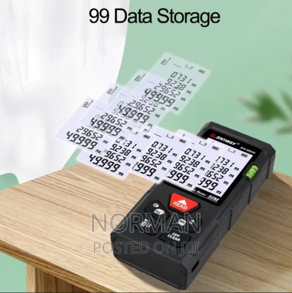 50m Digital Laser Distance Measure Tape