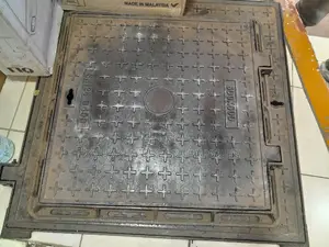 60×60 Heavy Duty Cast Iron Manhole Covers D400(Inspection)