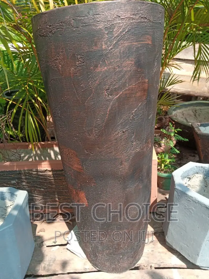 Introducing Our Sturdy and Stylish Concrete Flower Pots!
