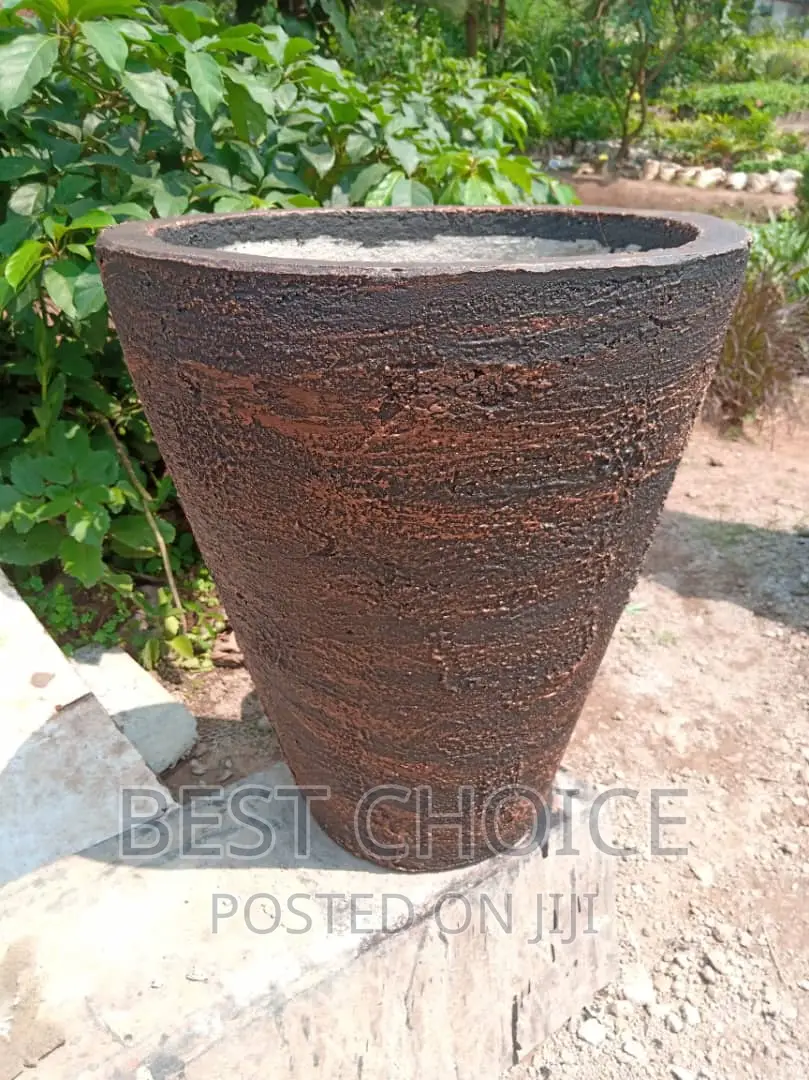 Introducing Our Sturdy and Stylish Concrete Flower Pots!