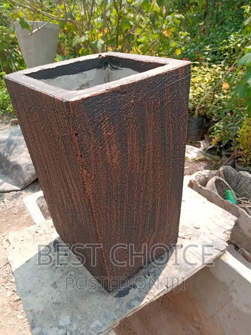 Introducing Our Sturdy and Stylish Concrete Flower Pots!