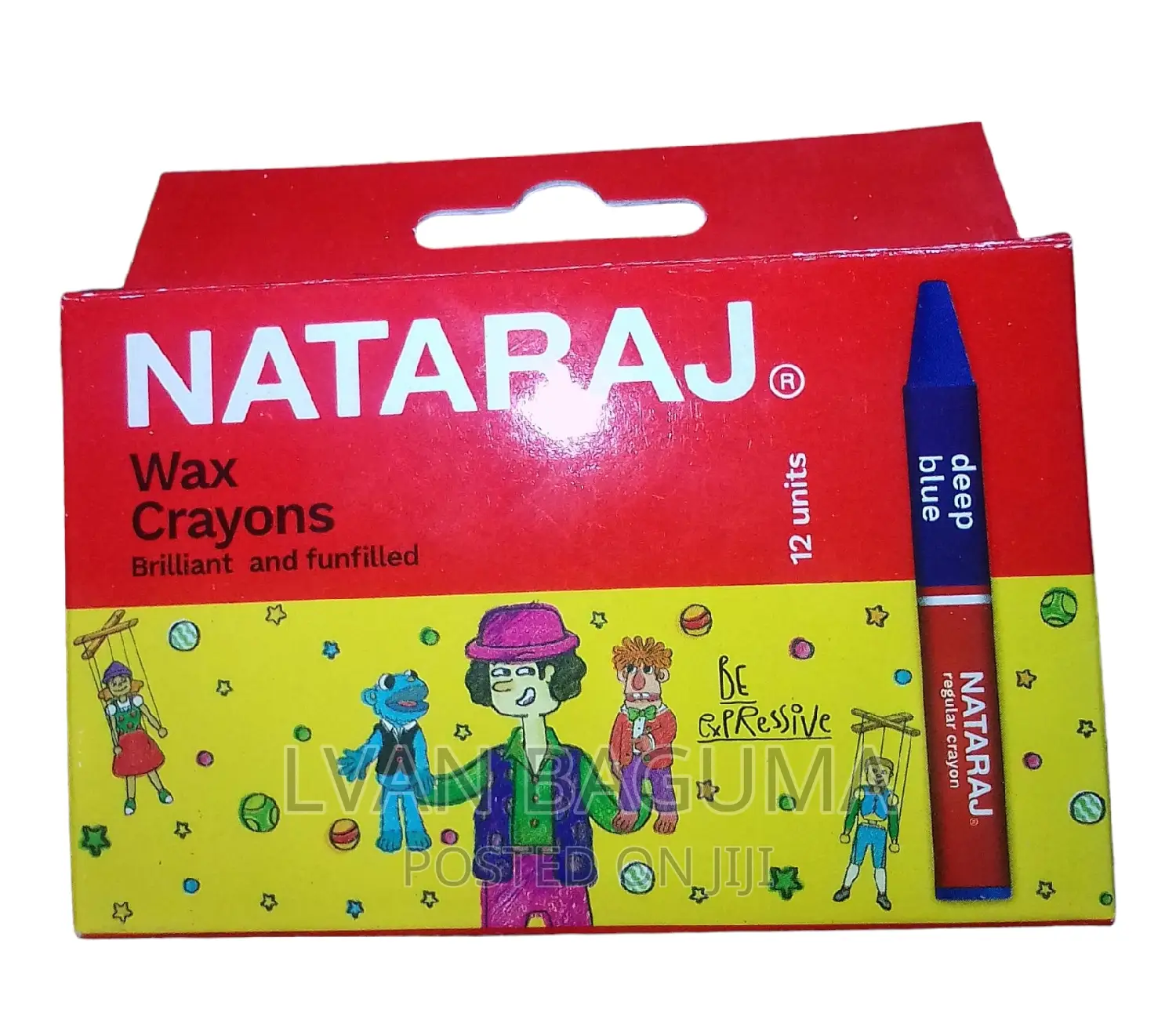 Nataraj Wax Crayons - 12 Pieces, Small Size