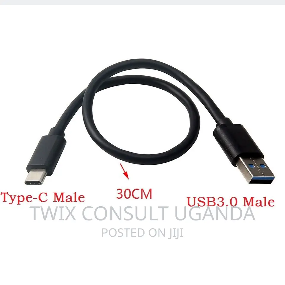 Connector 1: USB 3.1 Type C Male Connector 2: USB 3.0 Type