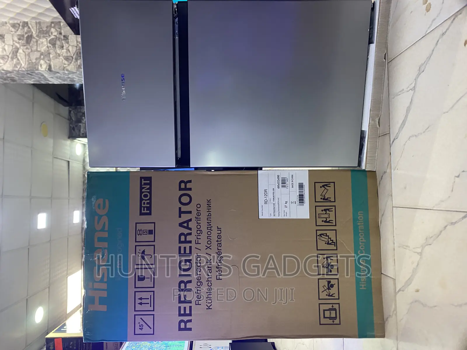 Hisense Double Door Fridge 120 Liters Brand New