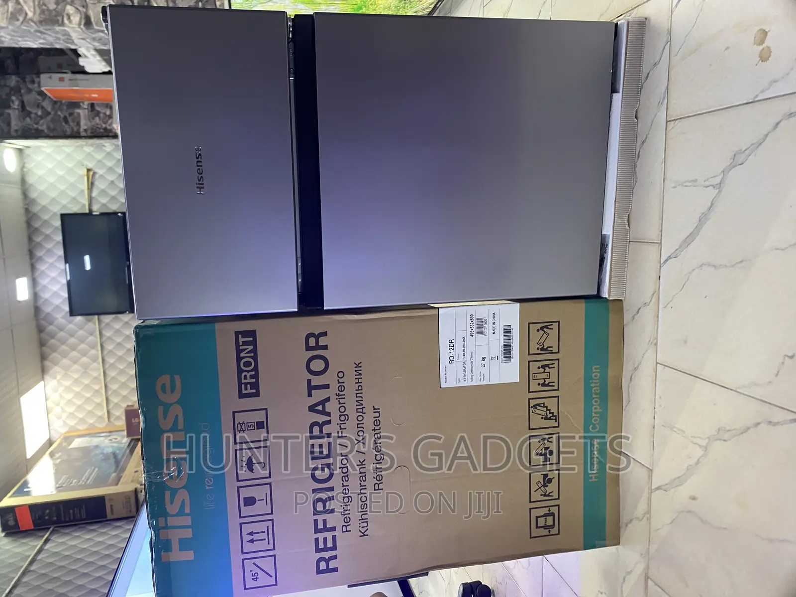Hisense Double Door Fridge 120 Liters Brand New