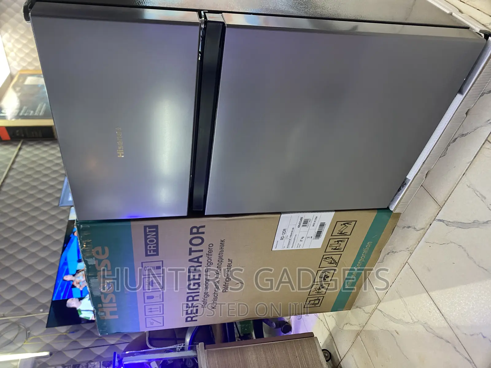 Hisense Double Door Fridge 120 Liters Brand New