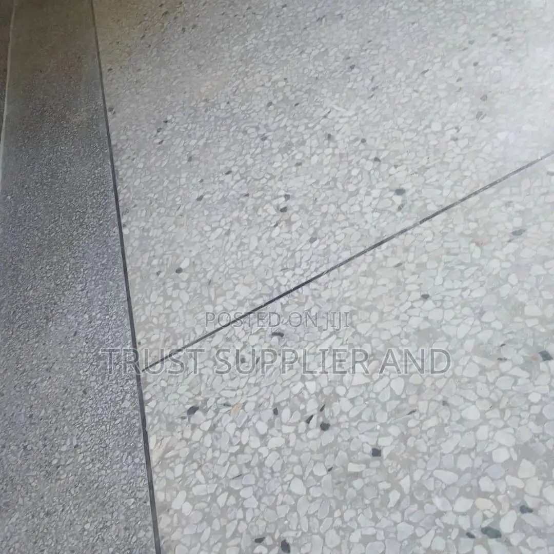 Terrazzo Grey and White Big Stones Terrazo