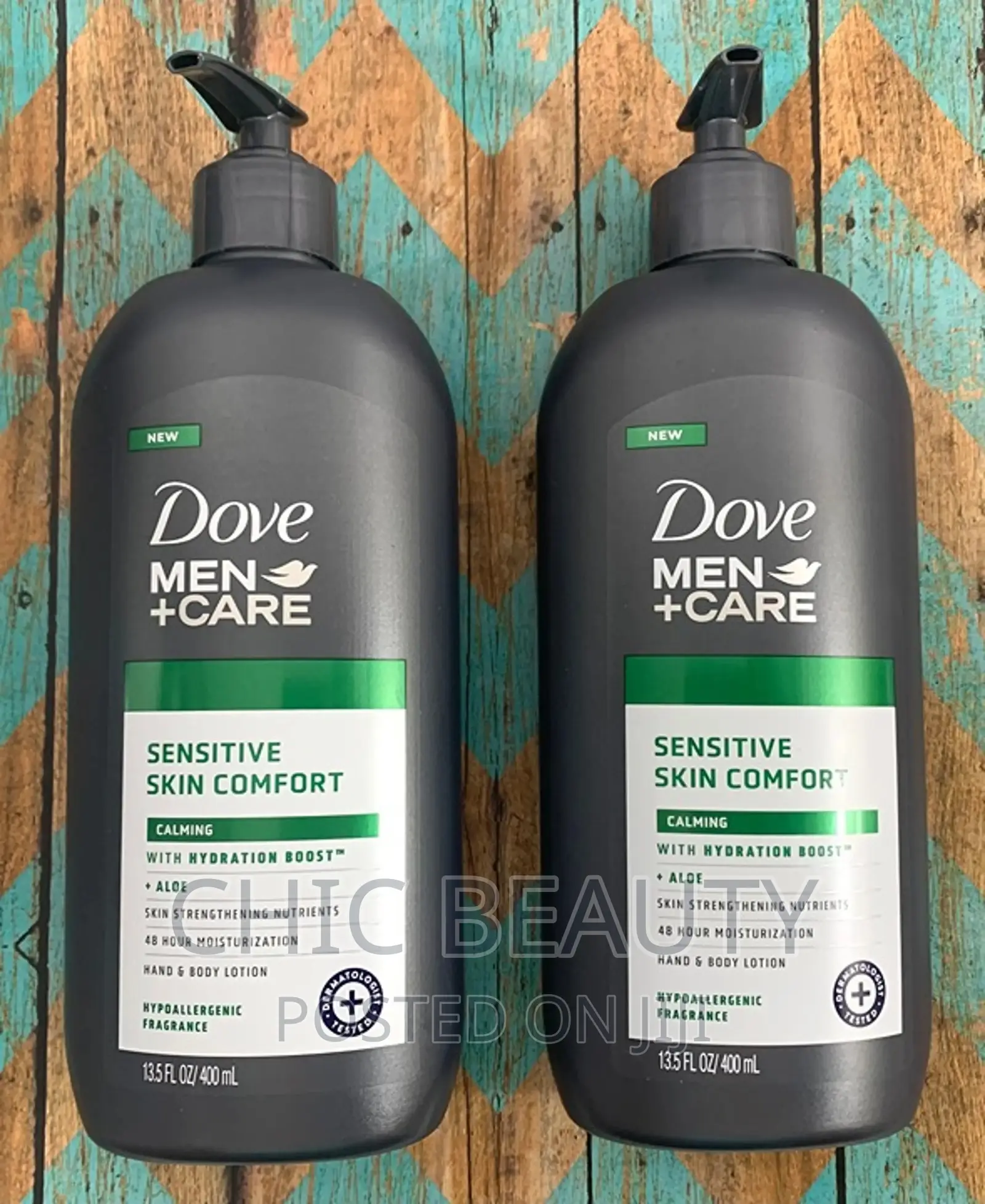 Dove, Men+Care, Sensitive Skin Comfort Hand and Body 400 Ml