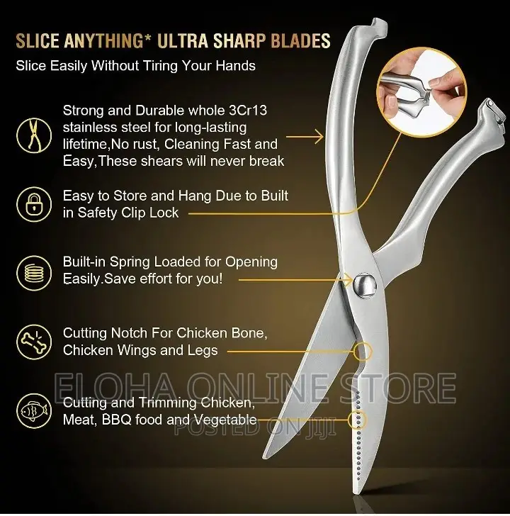 Semi - Automatic Kitchen Scissors