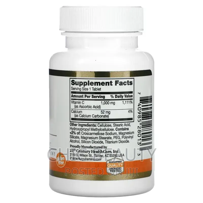 21st Century, Vitamin C, 1,000 Mg, 60 Tablets
