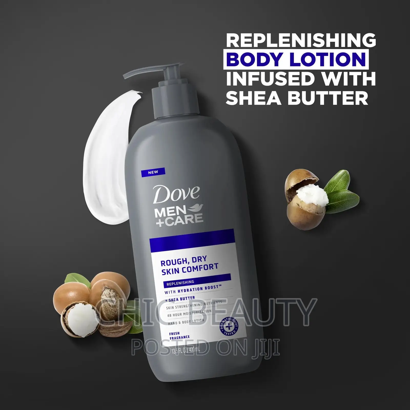 Dove, Men+Care, Hand Body Lotion, Rough, Dry Skin Comfort