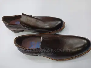 Dark Brown Leather Lining Nubuck Men's Dress Shoe