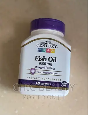 21st Century, Fish Oil 1000mg, Omega 300mg, 60 Softgels