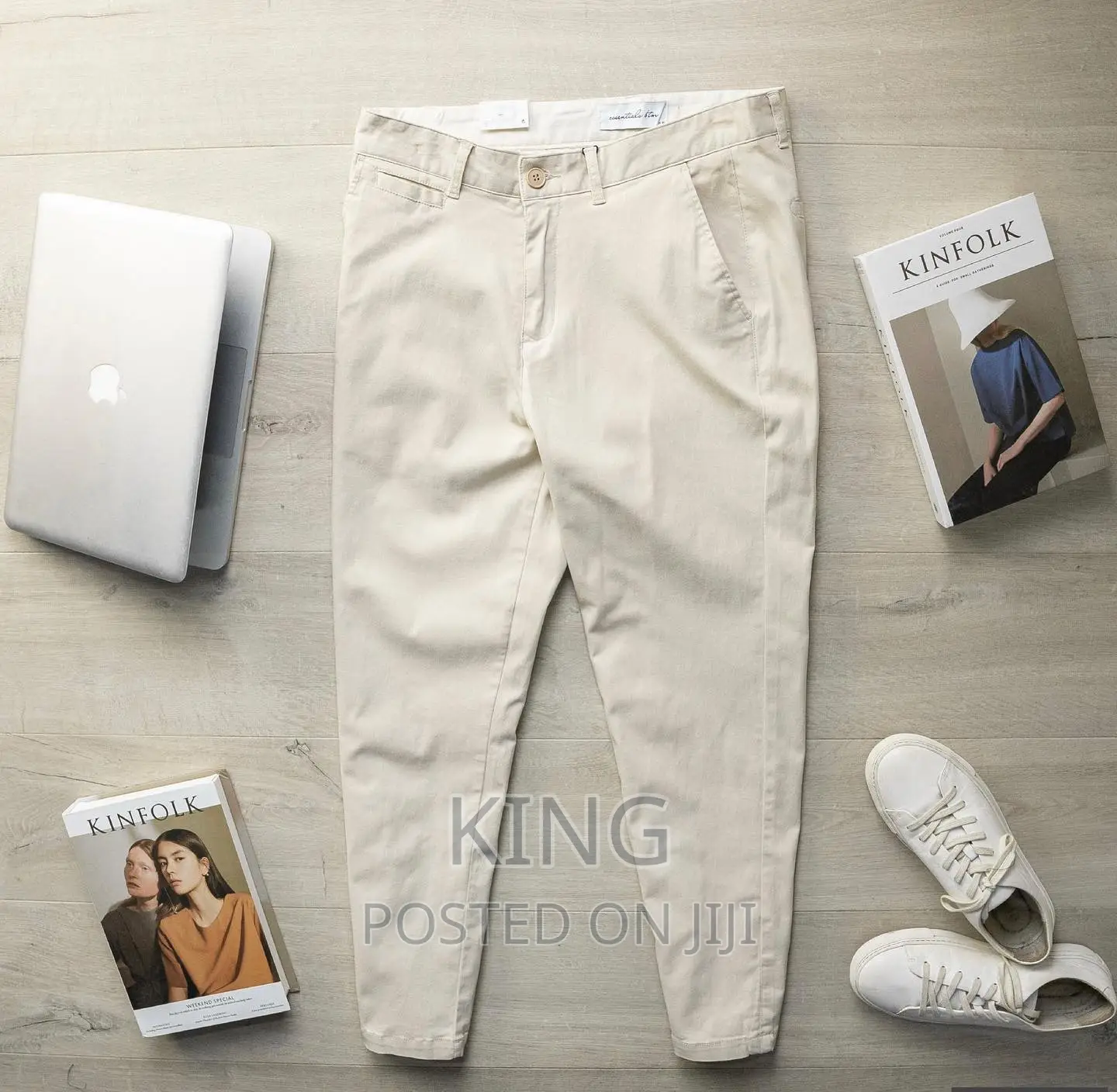 Chino Trousers. Stretcher