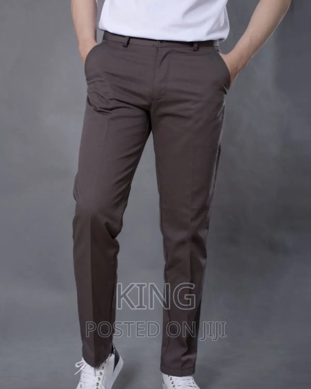 Kaki Trouser. Brown or Kaki Colour