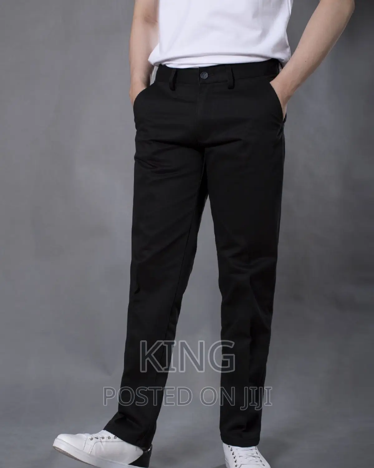 Kaki Trouser. Stretcher. Black or Kaki Colour
