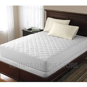 6*6 Mattress Protector- White