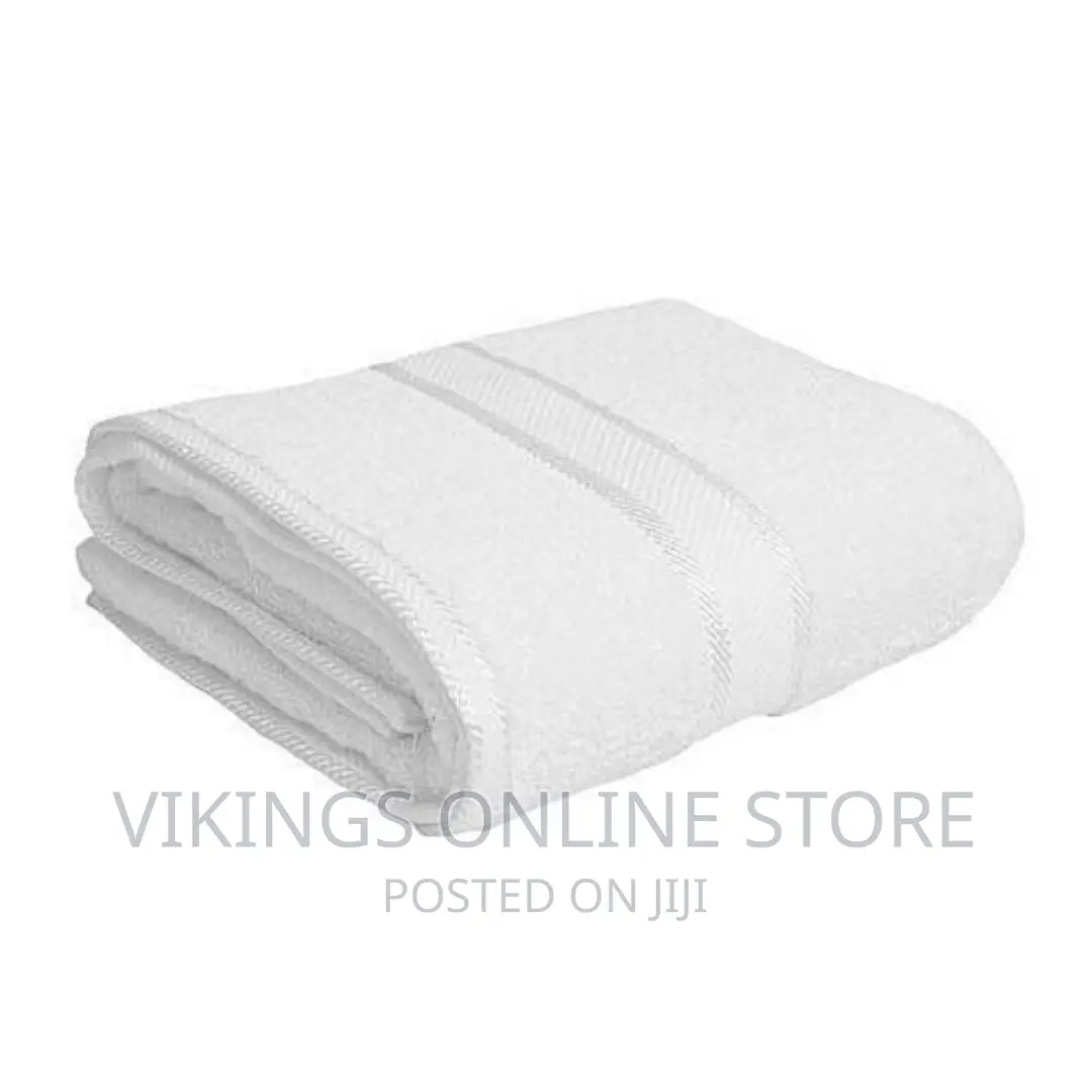 Pack of 2 Polo White Pure Cotton Towels