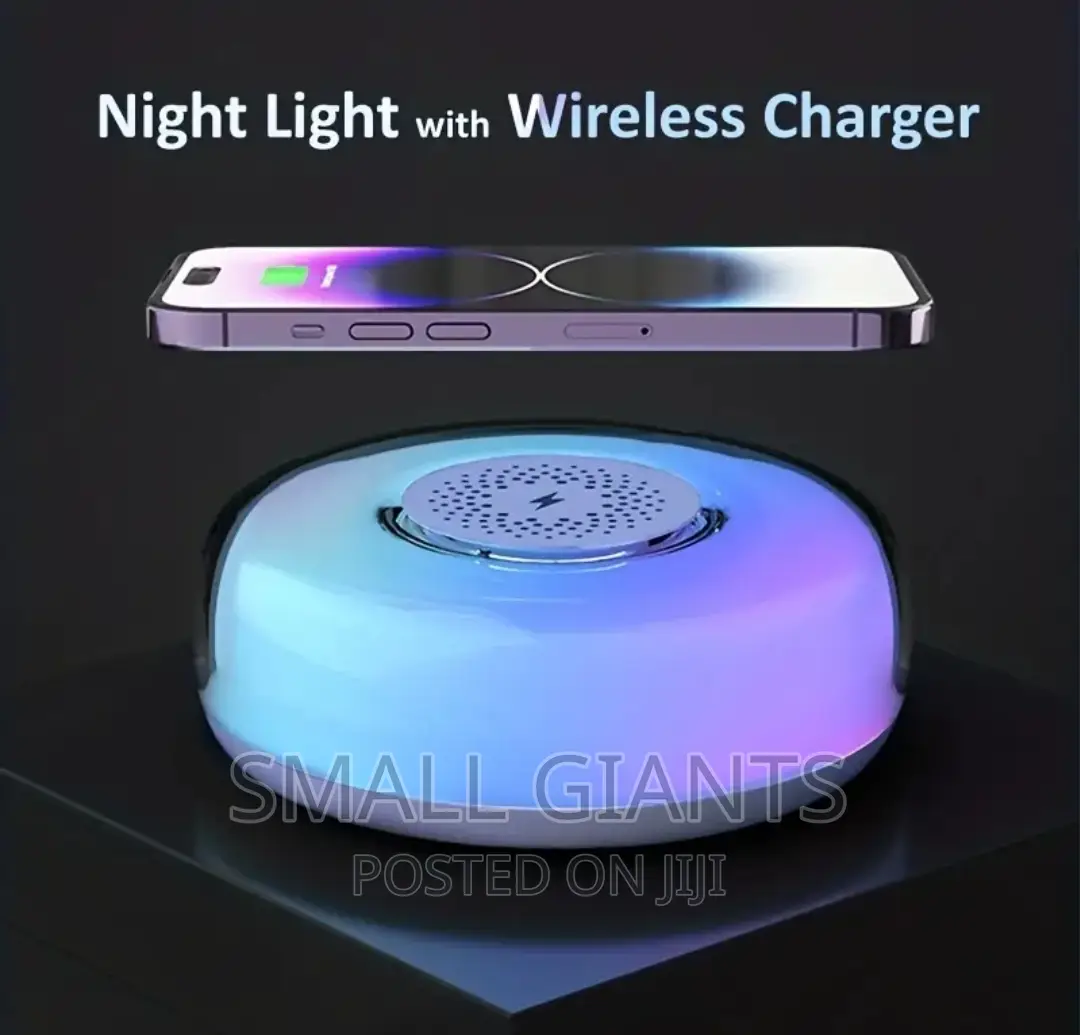 Led Colorful Night Light Wireless Charger