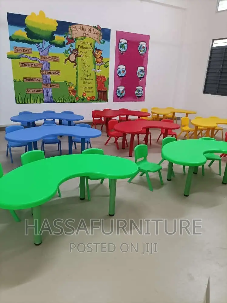 Kindergarten Moon Table and Chairs