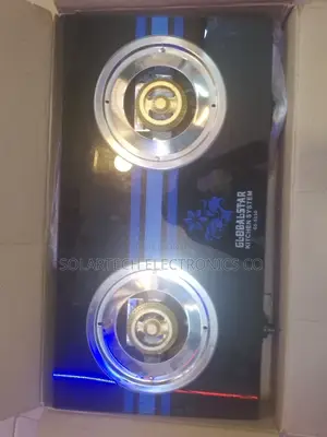 Two Burner Glass Gas Plate