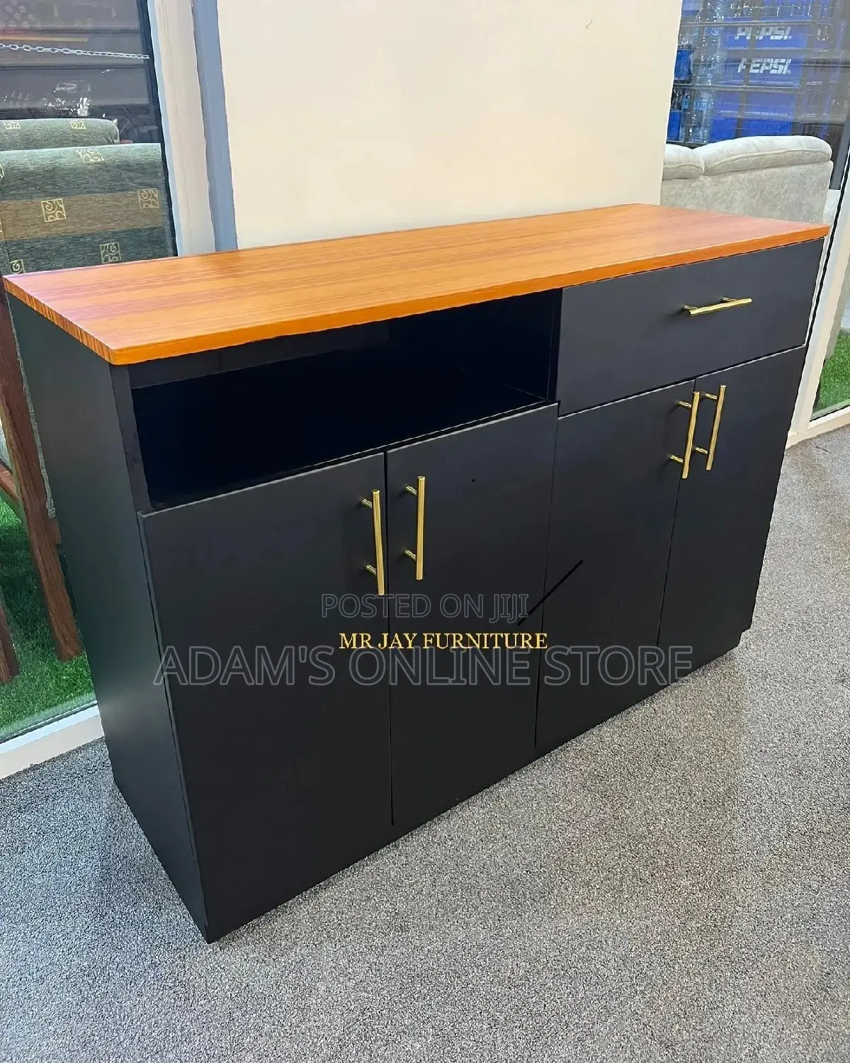 Black Kitchen Cabinet/Cabinet/Kitchen Cabinet