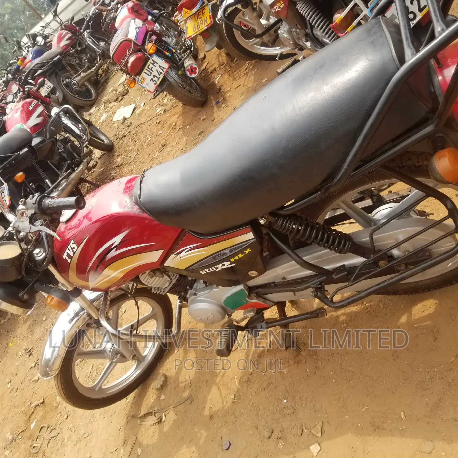 TVS XL 100 2021 Red