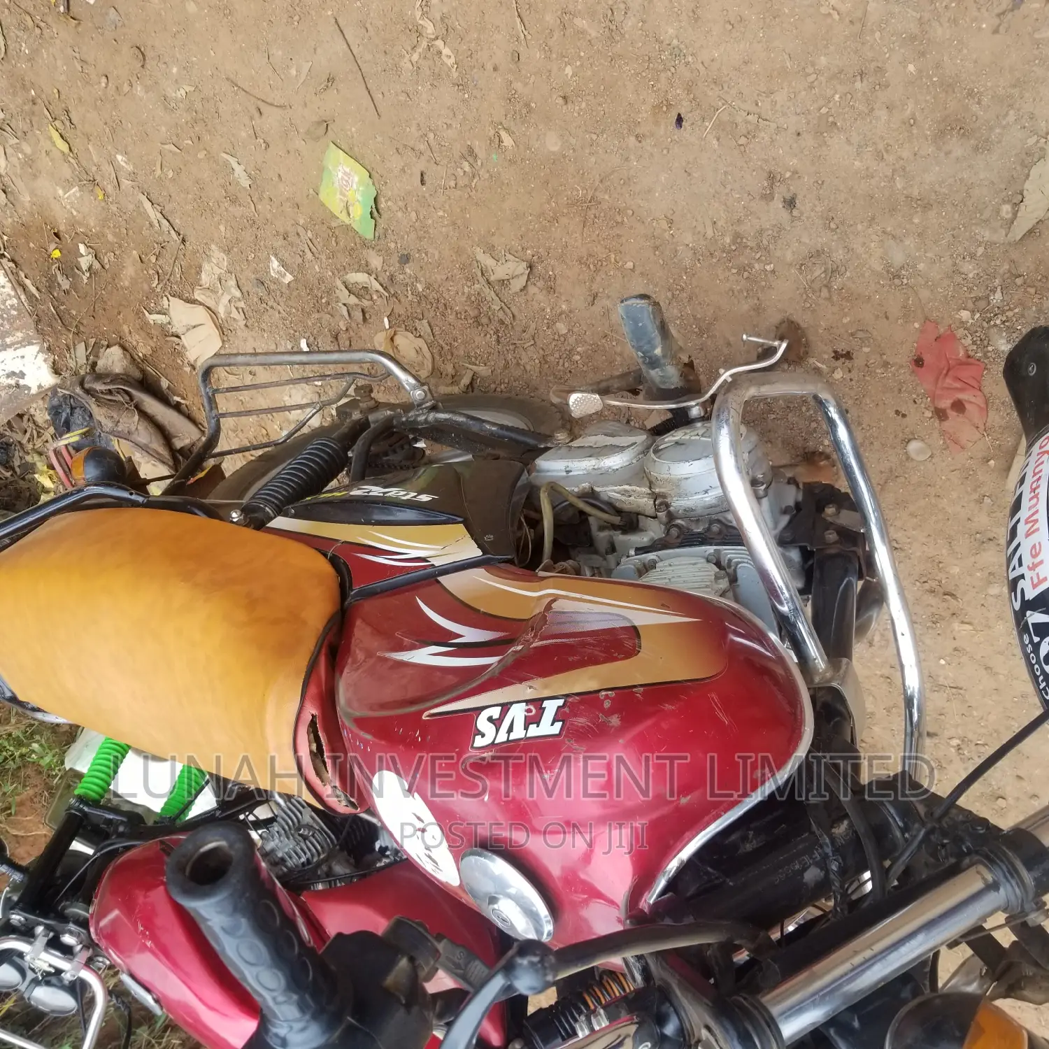 TVS XL 100 2021 Red