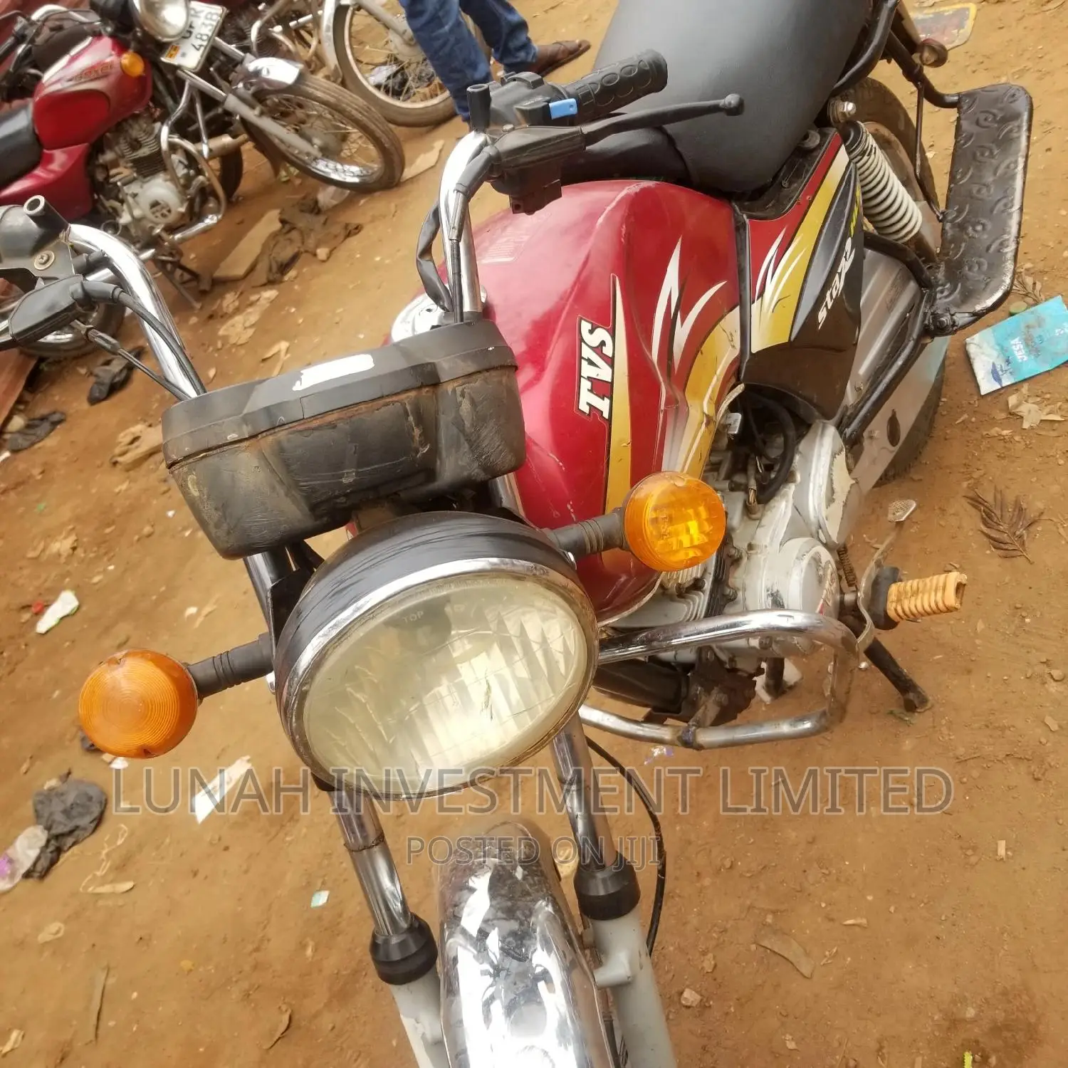 TVS XL 100 2021 Red