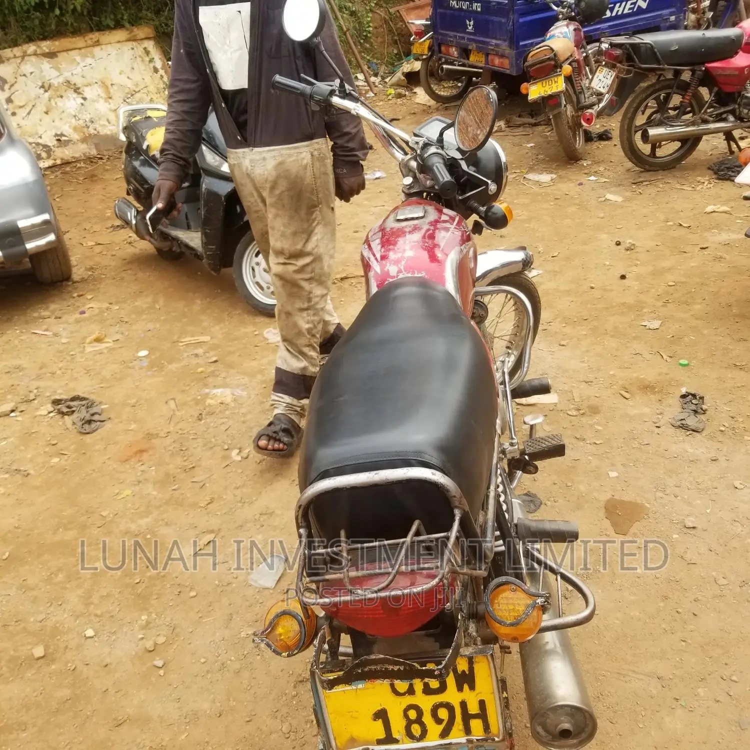 TVS XL 100 2022 Red