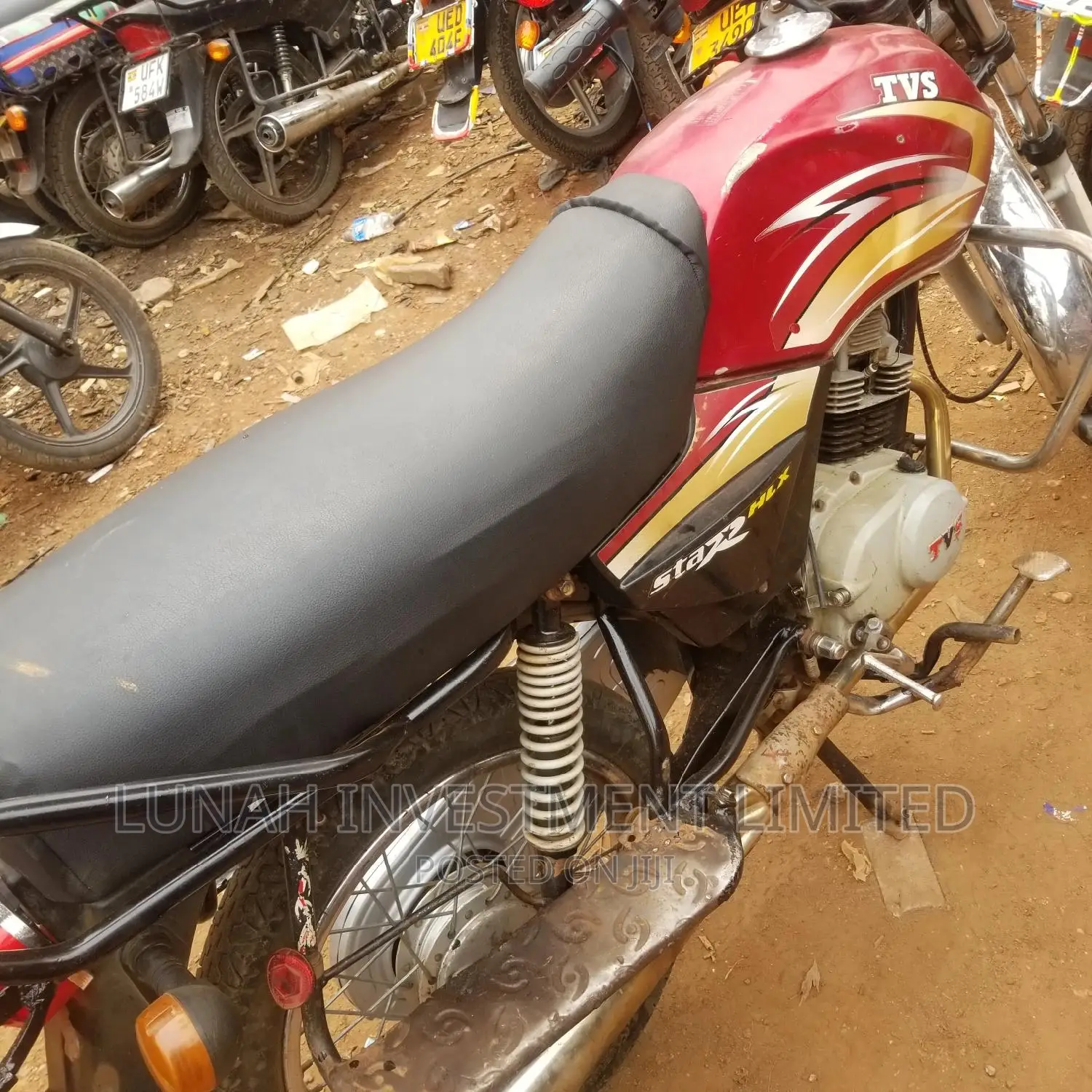 TVS XL 100 2022 Red