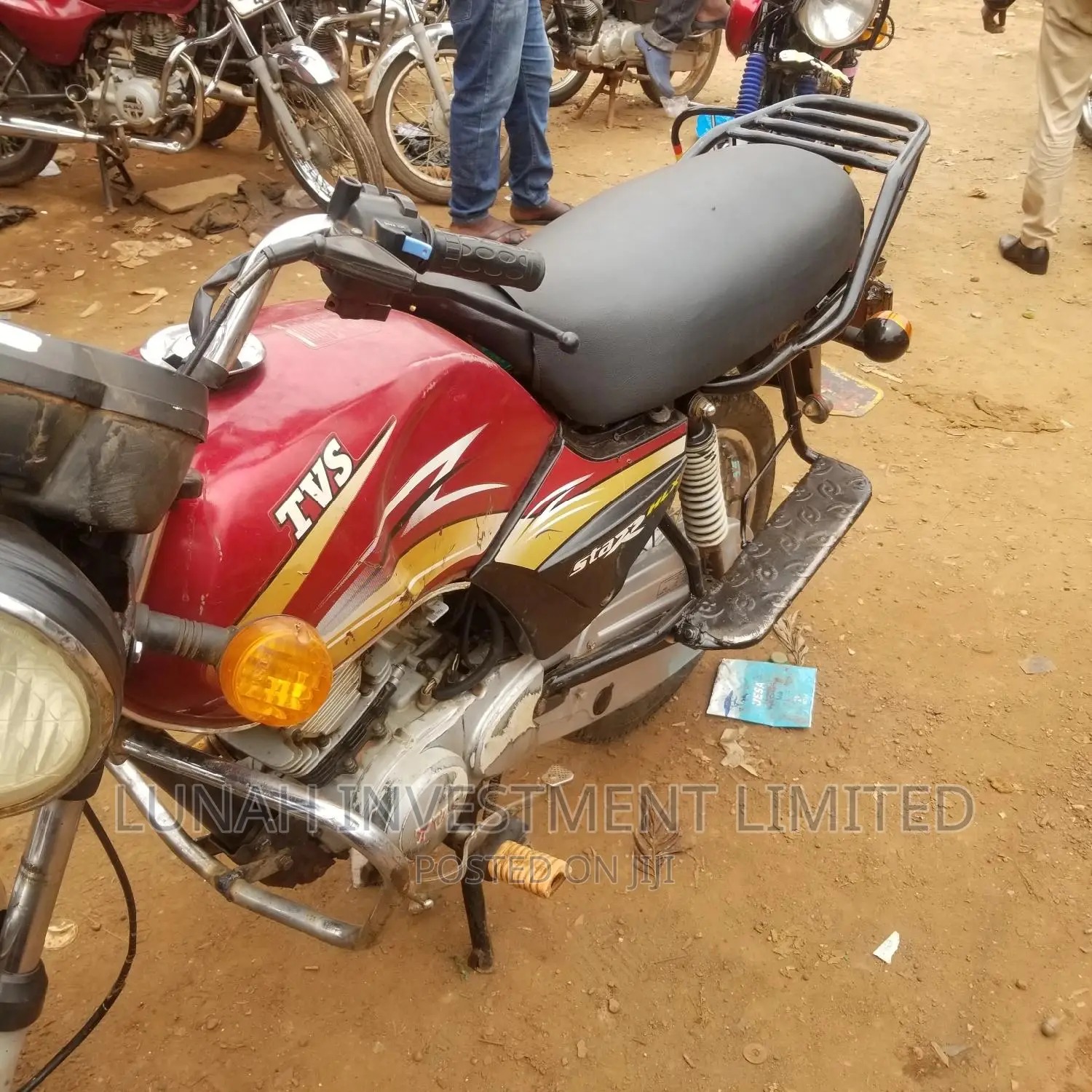 TVS XL 100 2022 Red