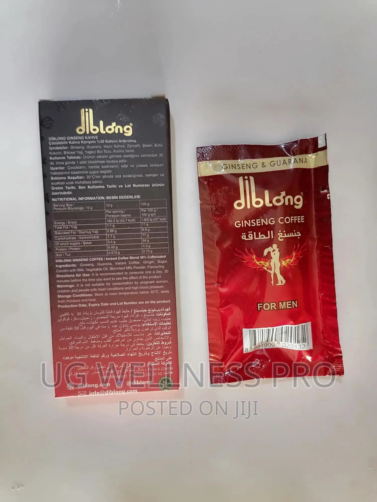 A Man Power Diblong Ginseng Coffee Instant Effective For72h