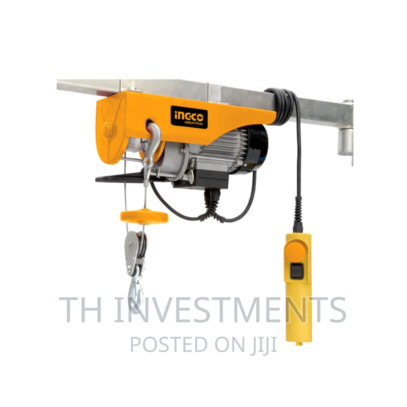 Ingco Electric Hoist 900w,250/500kgs Lifting Capacity.